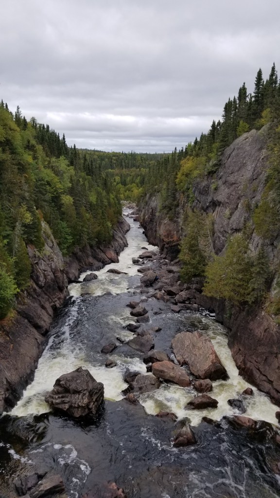 rocky gorge with whitewater